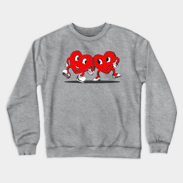 hearts forever Crewneck Sweatshirt by TakeItUponYourself